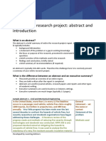 Engineering Research Project Abstract and Introduction 2016