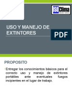 Uso y Manejo de Extintores