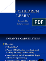 How Children Learn: Presented by Patty Copeland