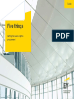 EY Best Practice Guide Five Things in Procurement PDF