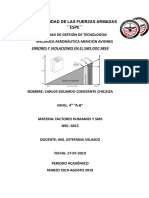 Errores y Violaciones