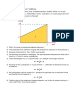 IB 11 Physics SUVAT Derivation