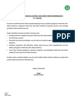 Corporate Drugs & Alcohol Policy 2018 (Bahasa Indonesia)