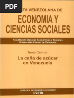 Septiembre Diciembre 3 2010 La Caña de Azucar en Venezuela PDF