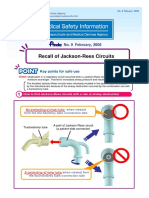 Recall of Jackson-Rees Circuits: No. 9 February, 2009