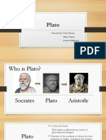 Plato: Presented By: Vicky Palermo Elmer Pillado Jeanevev Magbanua