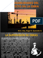 Responsabilidades Del Arquitecto en La Obra PDF