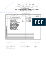 Jadual Sesi Pembentangan Dan Soal Jawab