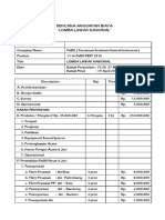 RENCANA ANGGARAN BIAYA LOMBA LAWAK NASIONAL