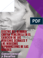 Efectos del Bloqueo contra Venezuela en el ejercicio de los Derechos Sexuales y Derechos Reproductivos de las Mujeres