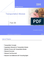 Transportation Module: Business Consulting Services