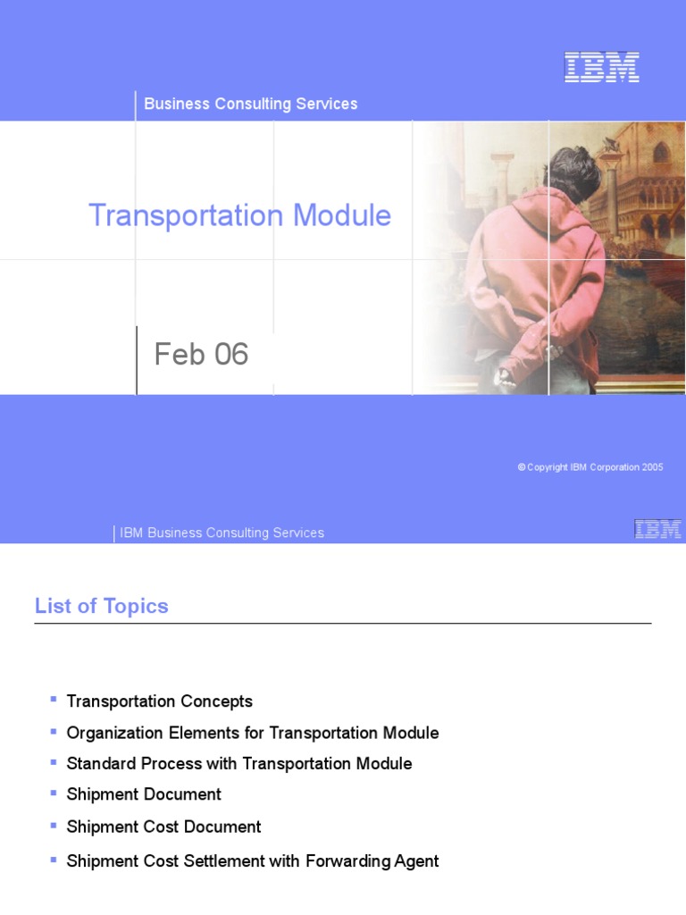 Transportation Module: Business Consulting Services | PDF | Invoice ...