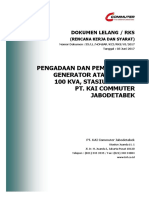 35 RKS Pengadaan Generator Atau Genset 100 Kva PDF