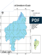 Mapa de Esmeraldas en El Ecuador: Legend