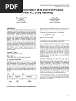 Floating Point ALU Design PDF