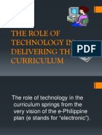 The Role of Technology in Delivering The Curriculum