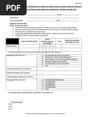 Borang Bpps 2020 Pdf Pdf