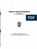 Kerala Water Authority Regulations Duties Employees