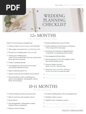 Wedding Planning Checklist 2129