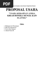 Contoh Proposal Usaha