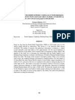 Family Relationships Support Compliance With Drinking Level in Patients TB Pulmonary Drug Elderly in Hospital of City of Batam Ponds Fatimah 2019