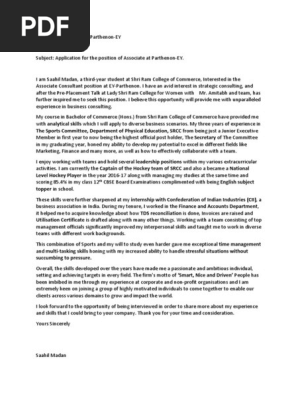 Cover Letter 2 Pdf Psychology Cognition