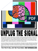 Unplug The Signal Poster