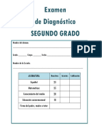 2do Grado - Examen de Diagn Stico (2019-2020)