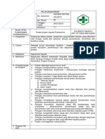 SOP PELAYANAN MEDIS