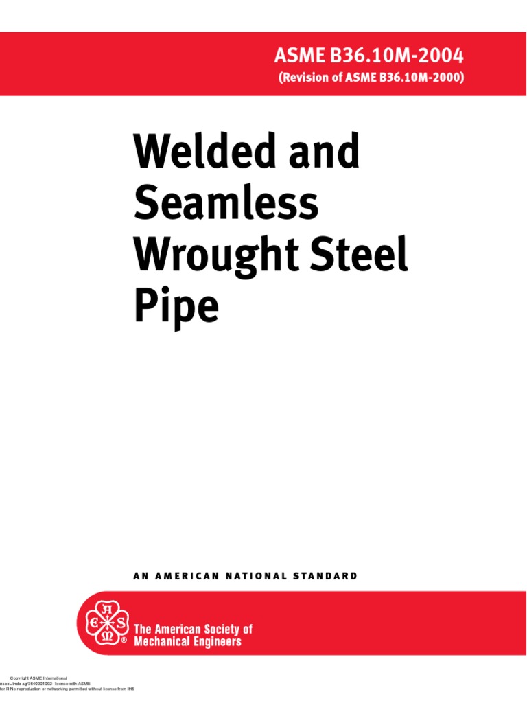 Welded and seamless wrought steel pipe asme b36 10m 2004 pdf pipe