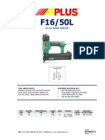 Aplus F1650L 16ga Pneumatic Nailer PDF