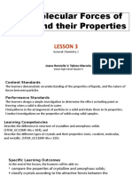 GEN CHEM 2 LESSON 3 Intermolecular Forces of Solids and Their Properties1.1