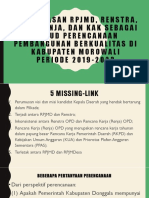 Paparan Keselarasan Renstra Dan Renja KAK Morowali 2019-2023