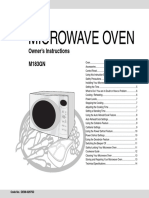 Microwave Oven: Owner's Instructions M183GN