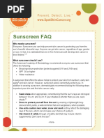 Sunscreen FAQ - 5 19