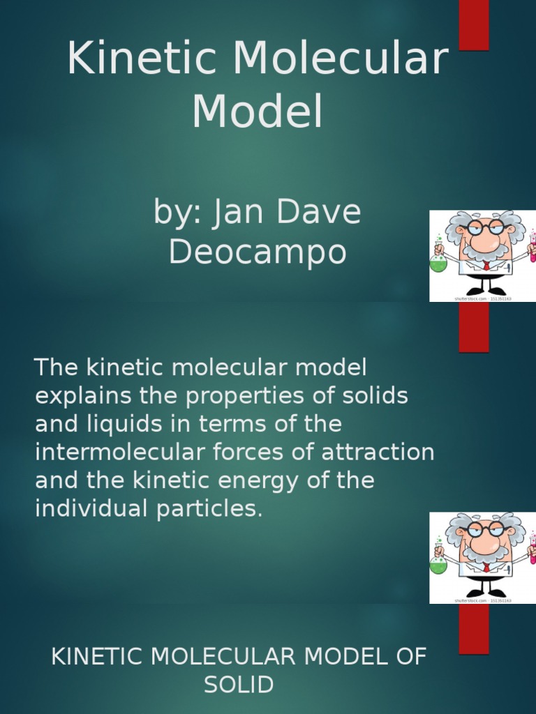 Kinetic Molecular Model | PDF | Philosophy | Science & Mathematics