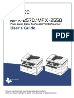 MFX-2550 User's Guide