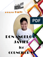 Don Angelo R. Javier: For Councilor Vi