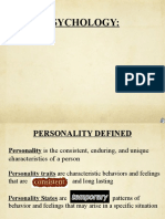 Powerpoint - Personality - Honors 2014