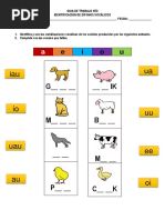 Tarjetas Silabas Manuscrita | PDF