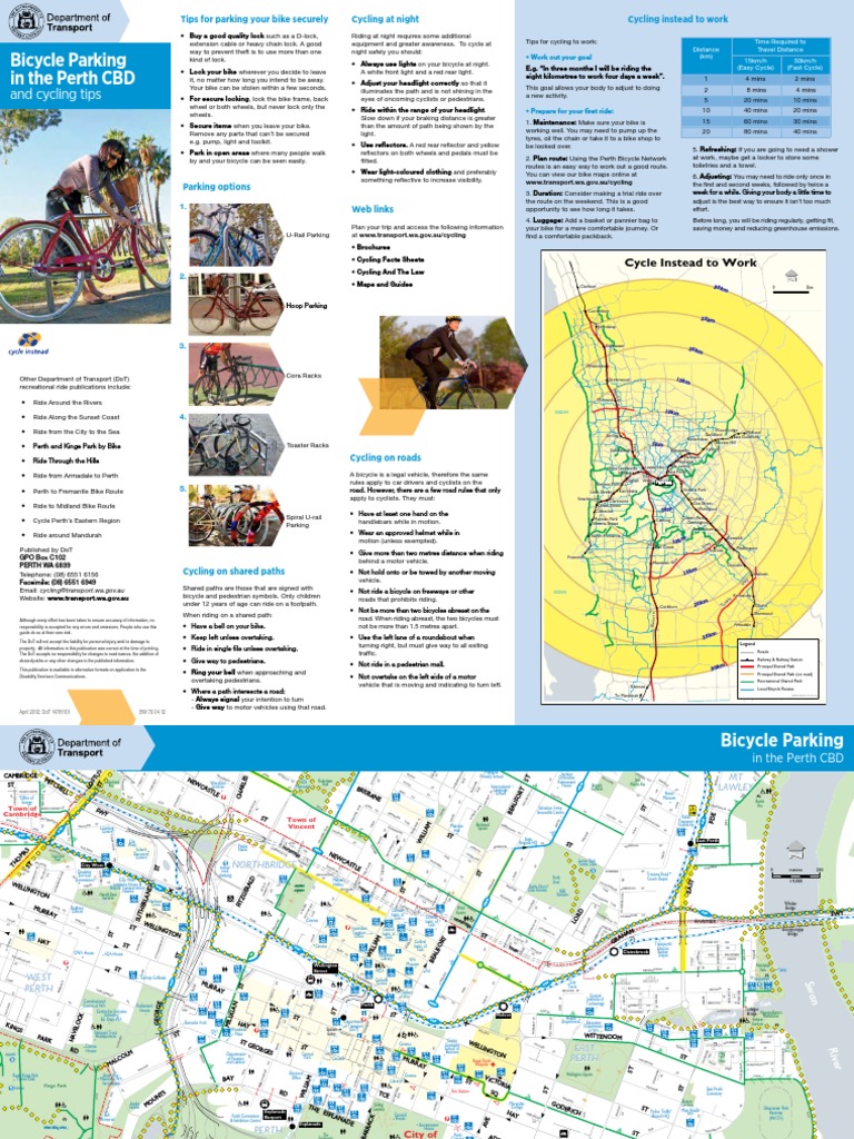 Cycling Tips and Resources for Perth | PDF | Services (Economics ...