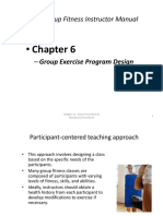 Chapter 6 Group Exercise Program Design PP