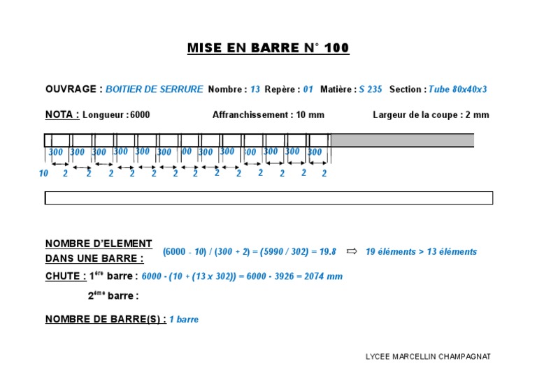 Mise en Barre 100 PDF — free download