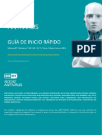 Guia de Inicio Rápido Nod32 Eset