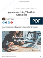 ¿Qué es un blog_ La Guía Completa