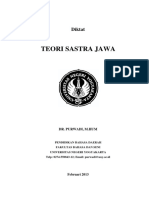 Diktat Teori Sastra Jawa PDF