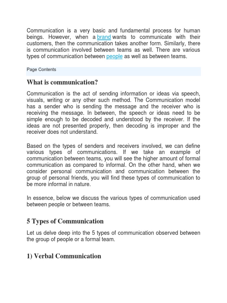 TYpes of Adjective PDF Nonverbal Communication Communication