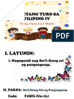 Ibat-Ibang Uri NG Pangungusap