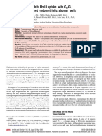 Dienogest Inhibits Brdu Uptake With G /G Arrest in Cultured Endometriotic Stromal Cells