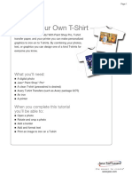 Design Your Own T-Shirt: What You'll Need
